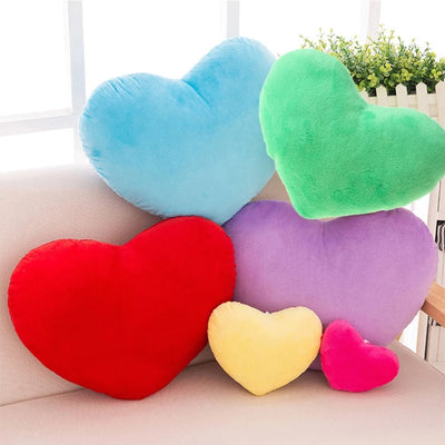 15cm Heart Shape Decorative Throw Pillow PP Cotton Soft Creative Doll Lover Gift 77HD