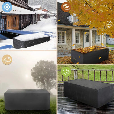 Real Outdoor Cover for Garden Furniture, Patio Garden Furniture, Rain and Snow Chair Cover, Sofa Table and Chair Dust Cover