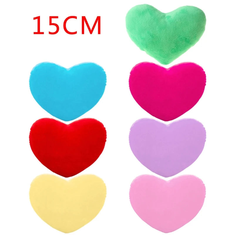 15cm Heart Shape Decorative Throw Pillow PP Cotton Soft Creative Doll Lover Gift 77HD