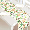 Jungle Animals Table Runner Wild One Forest Safari Birthday Party Decorations Kids Favors Table Covers Boys Baby Shower Supplies