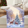 Christmas Table Runner Merry Christmas Decorations For Home 2024 Cristmas Ornament Merry Xmas Navidad Noel Gifts New Year 2025