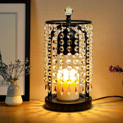 Home Decoration Black Warm Candle LampMelting Wax Lamp Candle Adjustable Candle Lamp Bedroom Atmosphere Desk Lamp