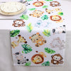 Jungle Animals Table Runner Wild One Forest Safari Birthday Party Decorations Kids Favors Table Covers Boys Baby Shower Supplies