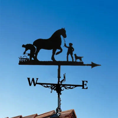 Stainless Steel Rooster Weathervane Weather Vane Yard Garden Barn Ornament Collies Shed Kit Weather Vanes Roofs Dropshipping