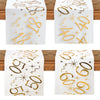 18th 40th Birthday Table Runner Birthday Party Decorations Polyester Table Cover for Home Birthday Celebration Party Supplies