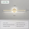 Black LED wall lamp dimensions and specs