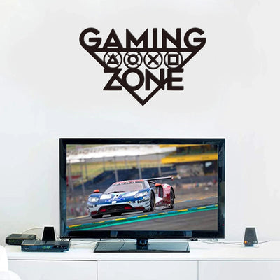 Gaming Zone metal wall decor design