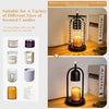 Home Decoration Black Warm Candle LampMelting Wax Lamp Candle Adjustable Candle Lamp Bedroom Atmosphere Desk Lamp