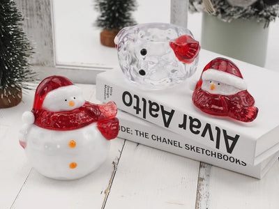 DIY Resin Christmas Snowman Resin Jar Mold with Lid for Epoxy Resin Casting for Jewelry Storage Box Candy Container Home Decor