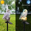 Owl Lights Outdoor Solar Powered Lawn Floor Lamp Waterproof Landscape Lighting Pathway Yard Lawn Garden Decor LED Animal Lantern