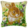 Animal Cushion Smyrna Button Package DIY Latch Hook Throw Pillow Embroidery Pillow Foamiran For Needlework Pillow Embroidery Set