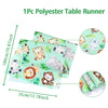 Jungle Animals Table Runner Wild One Forest Safari Birthday Party Decorations Kids Favors Table Covers Boys Baby Shower Supplies