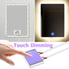 Touch dimming LED panel with wiring