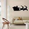 Dimensions of Christmas sleigh metal wall art