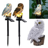 Owl Lights Outdoor Solar Powered Lawn Floor Lamp Waterproof Landscape Lighting Pathway Yard Lawn Garden Decor LED Animal Lantern