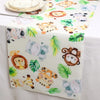 Jungle Animals Table Runner Wild One Forest Safari Birthday Party Decorations Kids Favors Table Covers Boys Baby Shower Supplies