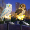 Owl Lights Outdoor Solar Powered Lawn Floor Lamp Waterproof Landscape Lighting Pathway Yard Lawn Garden Decor LED Animal Lantern