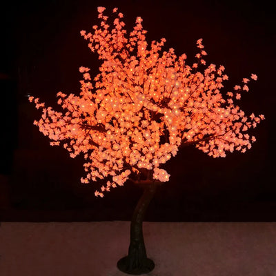 Outdoor Landscape Motif Garden Wedding Street Decoration luminous tree lamp 10ft RGB flower artificial led christmas light