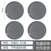 Tea Mat Waterproof Heat Insulation Non-Slip Placemat Soft Home Fashion Washable Bowl-coaster Irregular Design Simple Decoration