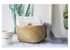 Wicker Storage Baskets Straw Wicker Rattan Hanging Flowerpot Seagrass Folding Laundry Basket Plant Basket Seaweed Home Decor