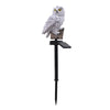 Owl Lights Outdoor Solar Powered Lawn Floor Lamp Waterproof Landscape Lighting Pathway Yard Lawn Garden Decor LED Animal Lantern