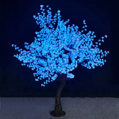 Outdoor Landscape Motif Garden Wedding Street Decoration luminous tree lamp 10ft RGB flower artificial led christmas light