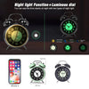 Night light function of retro twin bell alarm clock