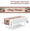 Christmas Table Runner Merry Christmas Decorations For Home 2024 Cristmas Ornament Merry Xmas Navidad Noel Gifts New Year 2025