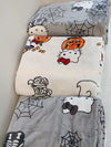 New Christmas Halloween Ghost Hello Kitty Plush Cartoon Large Flannel Blanket Cute Cotton Sofa Nap Blanket Bed Sheet Xmas Gift