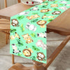 Jungle Animals Table Runner Wild One Forest Safari Birthday Party Decorations Kids Favors Table Covers Boys Baby Shower Supplies