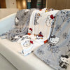 New Christmas Halloween Ghost Hello Kitty Plush Cartoon Large Flannel Blanket Cute Cotton Sofa Nap Blanket Bed Sheet Xmas Gift