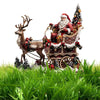 Acrylic Garden Stakes Santa Claus 2D Acrylic Yard Art Weatherproof Lawn Decor Cute Outdoor Decoration For Landscape Flower Pots