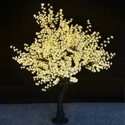 Outdoor Landscape Motif Garden Wedding Street Decoration luminous tree lamp 10ft RGB flower artificial led christmas light