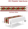 Christmas Table Runner Merry Christmas Decorations For Home 2024 Cristmas Ornament Merry Xmas Navidad Noel Gifts New Year 2025