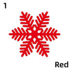 Snowflake Shaped Coaster Home Placemat Absorbent Non-slip Insulation Coaster Thickened Felt Table Mats Christmas Home Decoration