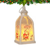 Christmas Lantern Decorative Holiday Tabletop Christmas Decoration Battery Operated LED Candle Light For Holiday Centerpieces